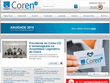 Tablet Screenshot of coren-ce.org.br
